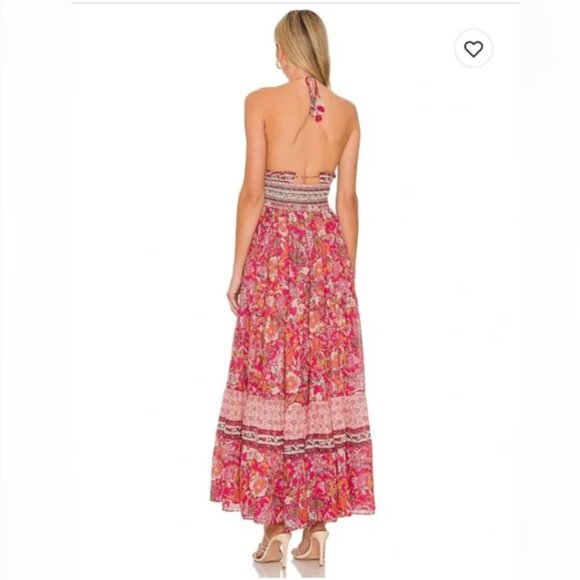 NWT Free People Real Love Maxi Dress Meadow Combo Women's Small Bohemian Flowy - Picture 4 of 16